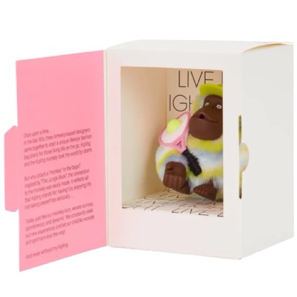 Kipling Racket Monkey Keychain - Picture 3 of 8